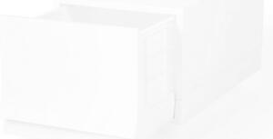 Modulární úložný box Wave Junior Snow bez koleček 43,4 x 27,2 x 22 cm, úzký - 1 šuplík