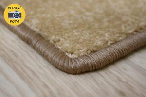 Moderní kusový koberec Eton | béžový Typ: kulatý 100 cm