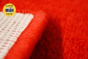 Moderní kusový koberec Eton | červený Typ: 200x300 cm
