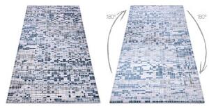 Koberec AKRYL DIZAYN 124 modrý velikost 80x150 cm | krásné koberce cz