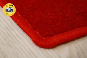 Moderní kusový koberec Eton | červený Typ: 80x150 cm