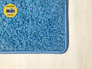 Moderní kusový koberec Color Shaggy | modrý Typ: kulatý 120 cm