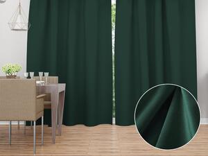 Biante Sametový závěs Velvet Premium SVP-044 Lesní zelená - šířka 135 cm 135x170 cm