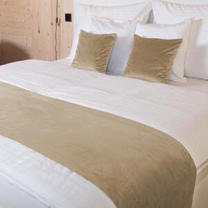 Biante Sametový přehoz/běhoun na postel Velvet Premium SVP-045 Kávově béžový 60x300 cm