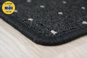 Moderní kusový koberec Udinese | antracit Typ: 80x150 cm
