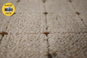 Moderní kusový koberec Udinese | béžový Typ: 50x80 cm