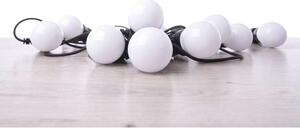 EMOS LED řetěz - párty žárovky mléčné, 5m, IP44, teplá bílá 1534193900