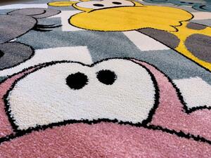 Dětský kusový koberec Kiddo A1084 Multi | vicebarevná Typ: 80x150 cm
