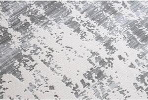 Koberec AKRYL USKUP Beton 9484 slonová kost / šedá velikost 80x300 cm | krásné koberce cz