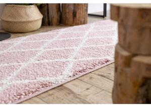 Dywany Luszczow Kusový koberec, běhoun BERBER TROIK růžová Rozměr koberce: 70 x 200 cm