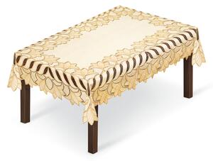 Žakárový ubrus SHERIF více rozměrů krémová MyBestHome Rozměr: 150x100 cm