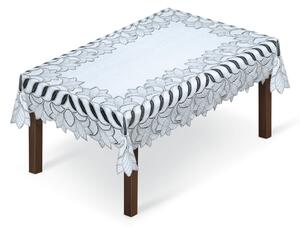 Žakárový ubrus SHERIF více rozměrů bílá MyBestHome Rozměr: 150x100 cm