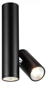 Rendl - Design Stropní tubusový LED reflektor BOGARD Twin 3000K Barva: Černá