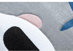Koberec PETIT MEDVÍDEK PANDA, šedý velikost 120x170 cm | krásné koberce cz