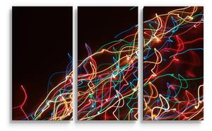 Sablio Obraz - 3-dílný Světelný efekt - 120x80 cm