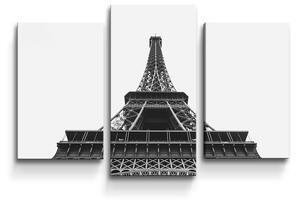 Sablio Obraz - 3-dílný Eiffel Tower 4 - 75x50 cm