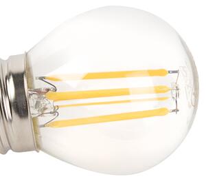 Sada 5 stmívatelných LED vláknových žárovek E27 3W 250lm 2700K
