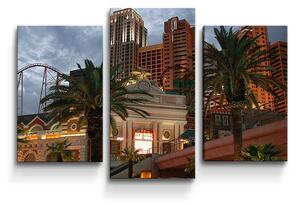 Sablio Obraz - 3-dílný Las Vegas 4 - 75x50 cm