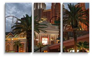 Sablio Obraz - 3-dílný Las Vegas 4 - 120x80 cm