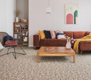 Metrážový koberec bytový MIRAGE 6431 - šíře 4 m Rezavý