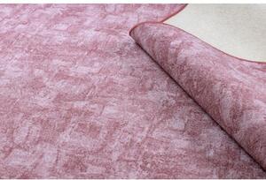 Koberec SOLID špinavě růžová 60 BETON velikost 100x300 cm | krásné koberce cz