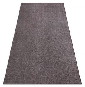 Koberec, koberec metráž SANTA FE hnědý 42 hladký, Jednotný jedno velikost 150x400 cm | krásné koberce cz