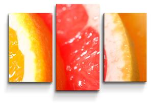 Sablio Obraz - 3-dílný Citrusy - 75x50 cm