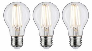 PAULMANN Filament set LED žárovka E27 230V 3x9W 2700K stmívatelné čirá