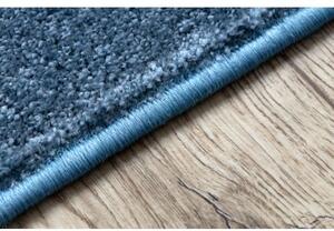Koberec, koberec metráž SANTA FE modrý 74 hladký, Jednotný jedn velikost 100x250 cm | krásné koberce cz