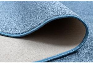 Koberec, koberec metráž SANTA FE modrý 74 hladký, Jednotný jedn velikost 300x300 cm | krásné koberce cz