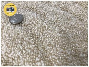 Metrážový koberec bytový Spring Filc 6400 krémový - šíře 4 m
