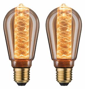 PAULMANN Inner Glow Edition sada LED žárovka E27 230V 2x4W 1800K zlatá spirála ST64