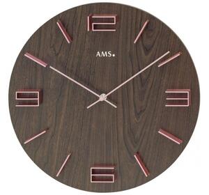 Moderní nástěnné hodiny AMS 9591