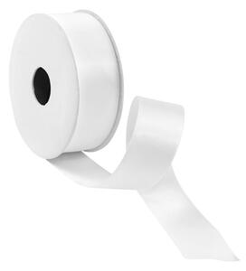 SATIN Dárková stuha široká - bílá