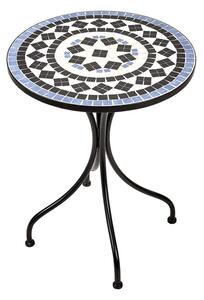PALAZZO Stůl s mozaikou - modrá/bílá