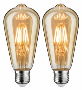 PAULMANN Vintage Edition set LED žárovka E27 230V 2x6,5W 2500K zlatá
