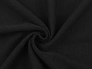 Teplákovina s kožíškem METRÁŽ - 3 (0069) černá