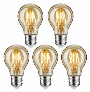 PAULMANN Vintage Edition set LED žárovka E27 230V 4,7W 2500K zlatá