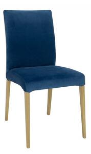 Čalouněná jídelní židle KT194, buk (Potah: Ekokůže, Barva dřeva: Bělená)