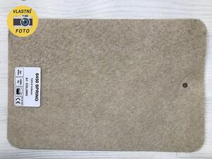 Metrážový koberec bytový Spring Filc 6450 hnědý - šíře 4 m
