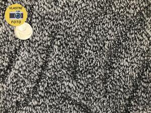Metrážový koberec bytový Spring Filc 6490 šedý - šíře 4 m