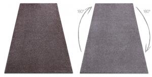 Koberec, koberec metráž SAN MIGUEL hnědý 41 hladký, Jednotný jedno velikost 200x200 cm | krásné koberce cz