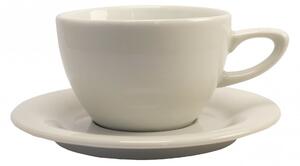 Karlovarský porcelán Šálek na latte Zdena 350 ml s podšálkem