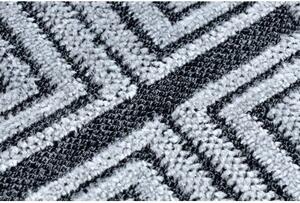 Koberec Strukturální SIERRA G5018 ploché tkaní modrý proužky, diama velikost 160x220 cm | krásné koberce cz