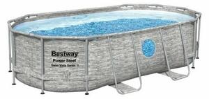 Bestway Nadzemní bazén Power Steel Vista, 427 x 250 x 100 cm