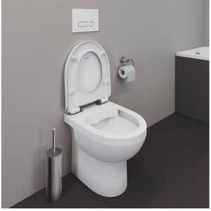 Stojící WC DURAVIT DuraStyle otevřený splachovací kruh bílá vč. WC prkénka 41840900