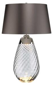 Elstead LENA-TL-L-SMOKE - LED Stolní lampa LENA 1xE27/40W/230V 74 cm šedá