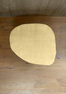 Organický konferenční stolek list hliník Celobarevný / Pískově Žlutá