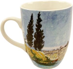 Karlovarský porcelán Hrnek Eva Van Gogh - modrý s vodou 320 ml Počet kusů: 1 ks