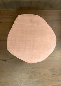 Organický konferenční stolek hliník Celobarevný / Pudrově Růžová